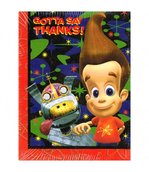 Jimmy Neutron Thank You Notes W Env 8ct 5347